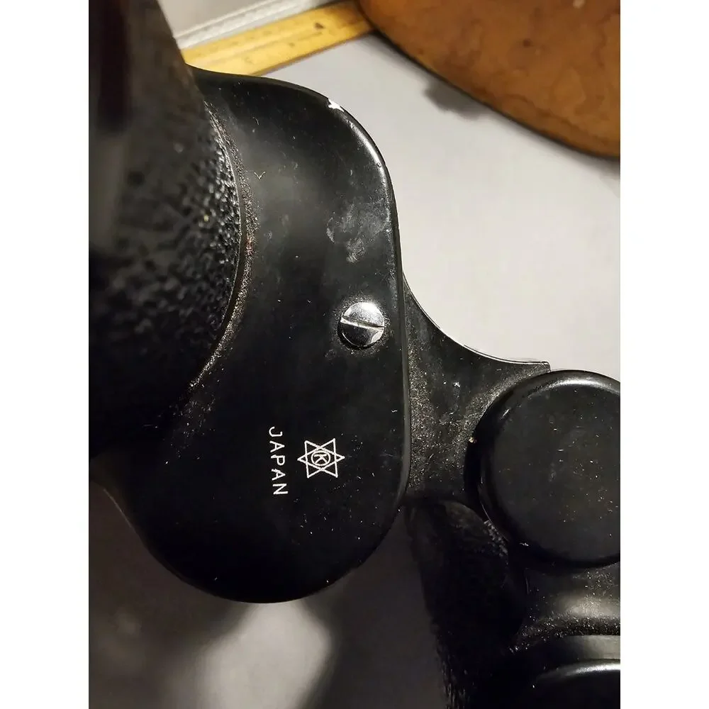 1950's Katsuma Binoculars w/Leather Case - Condor Lens - 12x50 Field 5.5deg